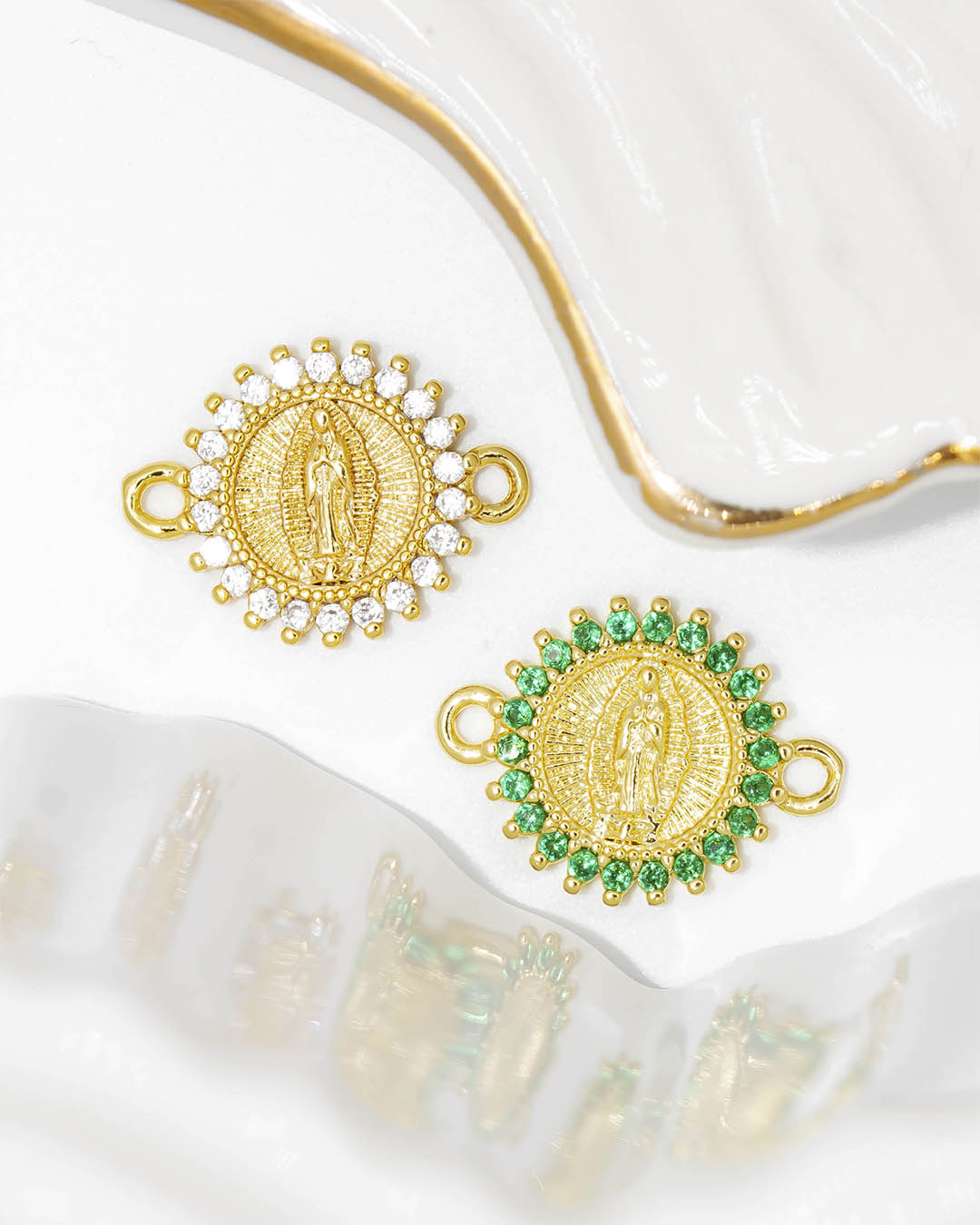 Dije pulsera Virgen Guadalupe