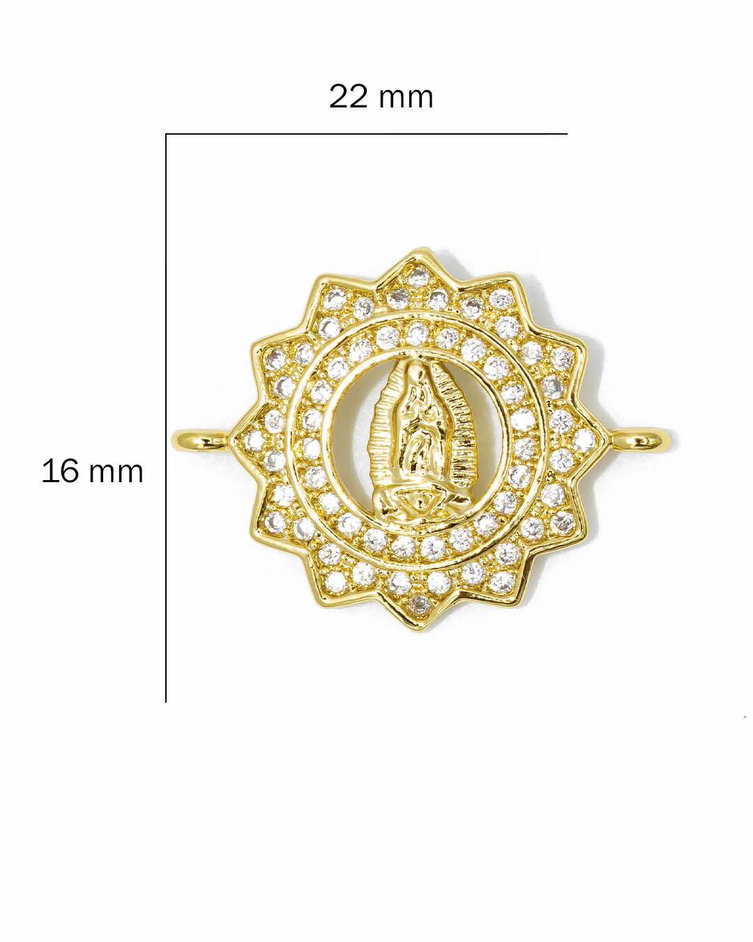 Dije pulsera Virgen Guadalupe