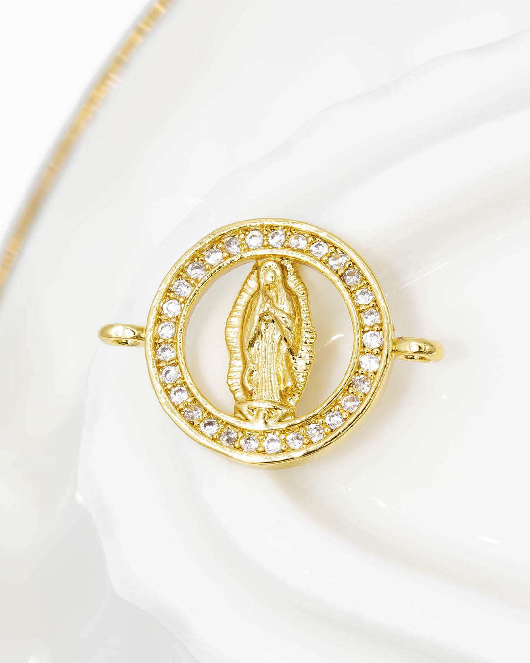 Dije pulsera Virgen Guadalupe