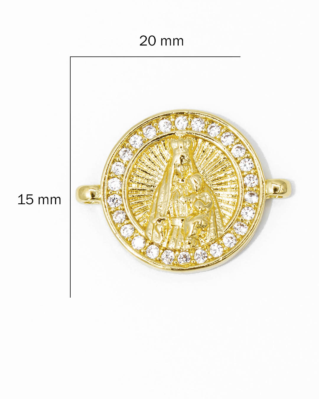 Dije pulsera Virgen del Carmen