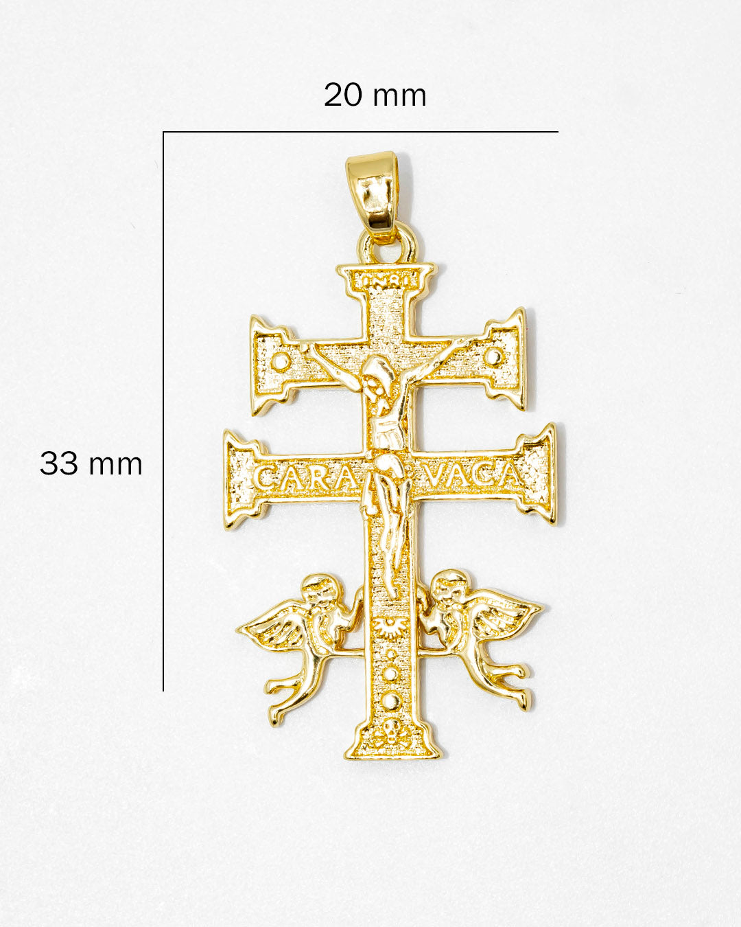 Dije cruz ángeles