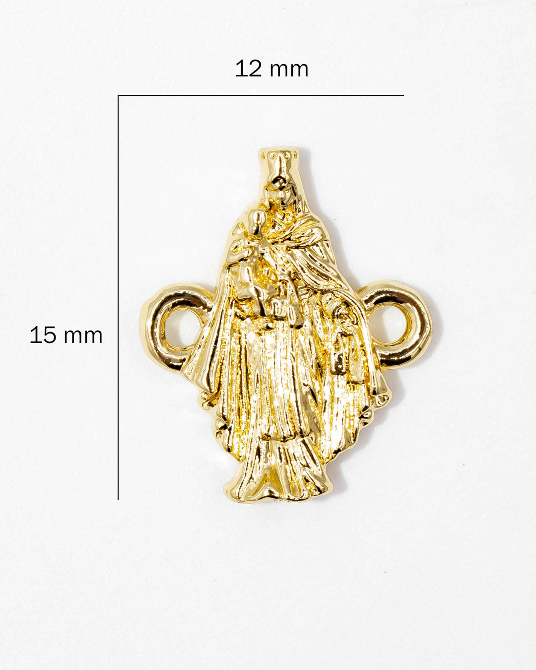 Dije virgen del Carmen pulsera
