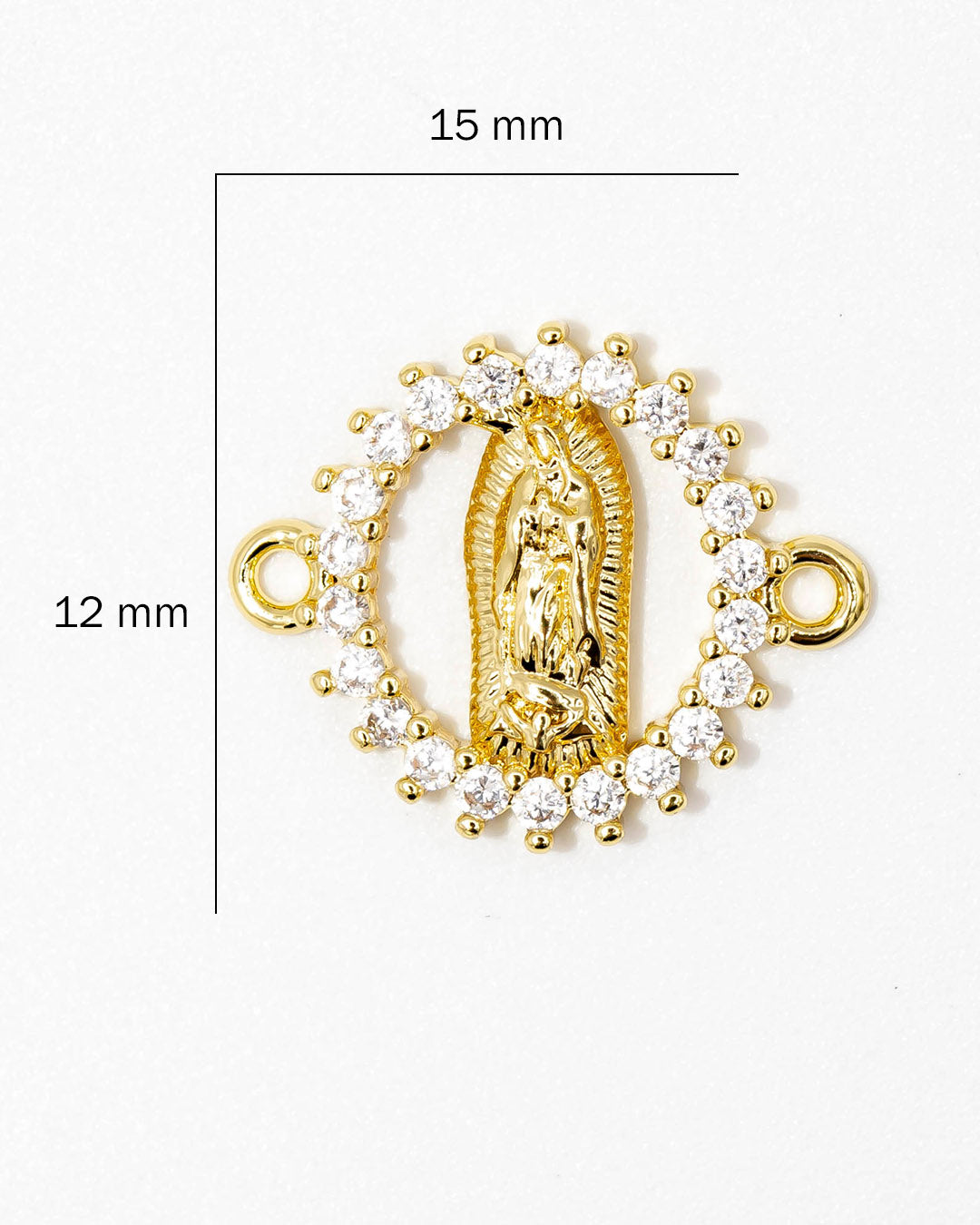 Dije virgen Guadalupe pulsera