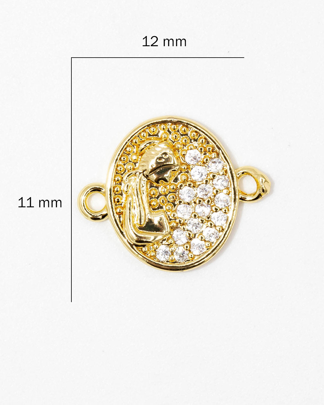 Dije virgen pulsera