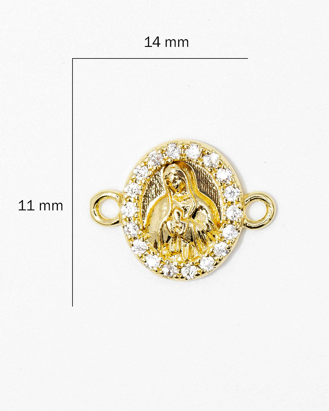 Dije virgen pulsera