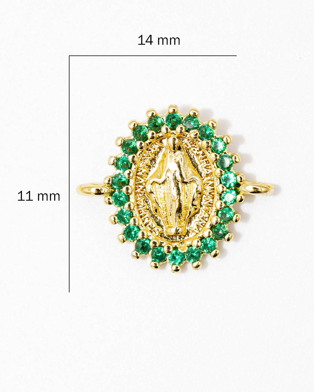 Dije virgen pulsera