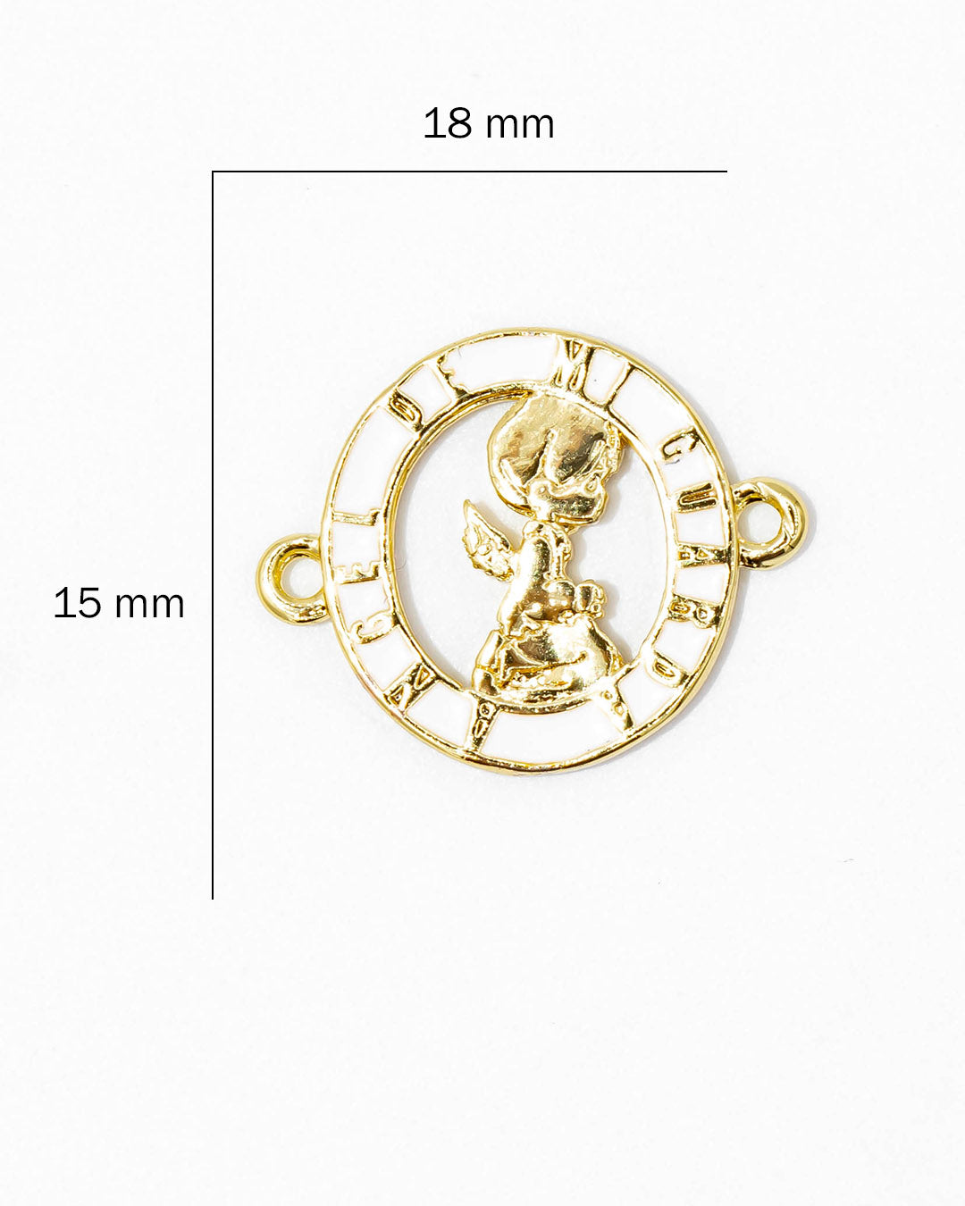 Dije angel de mi guarda pulsera