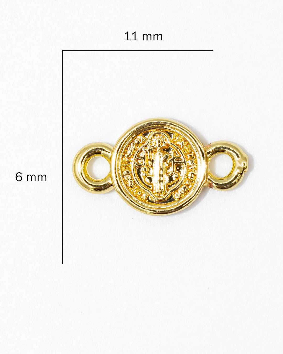 Dije San Benito pulsera 6mm