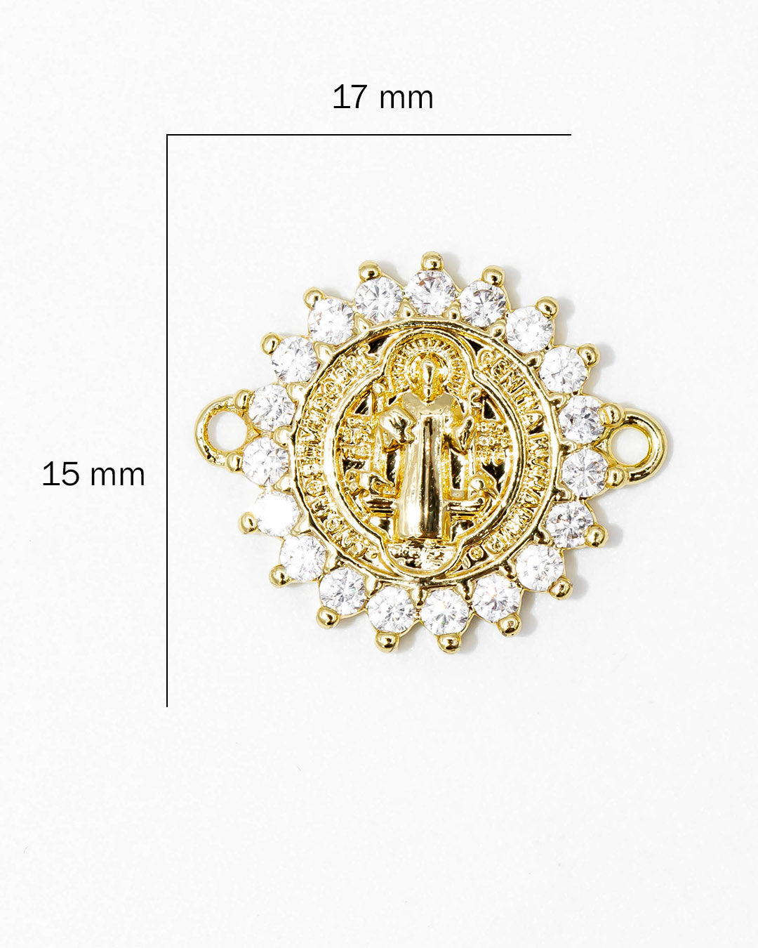 Dije San Benito pulsera