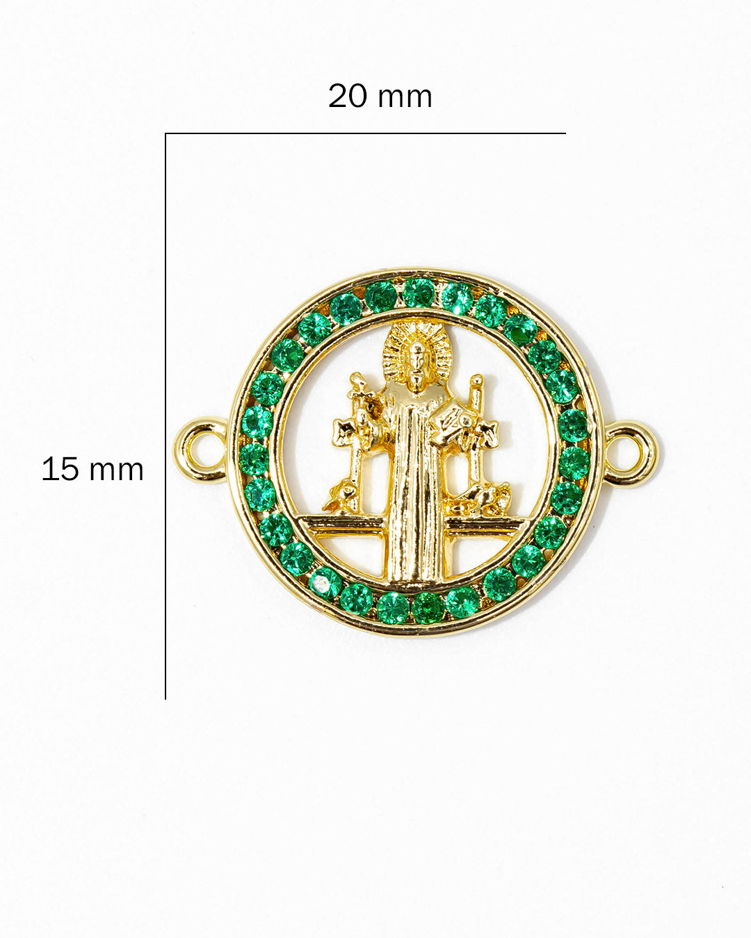 Dije San Benito pulsera