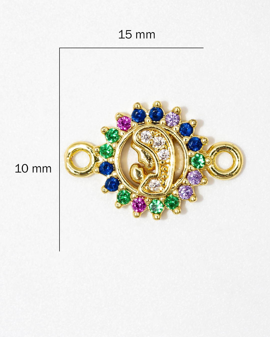 Dije pulsera virgen orando tuty