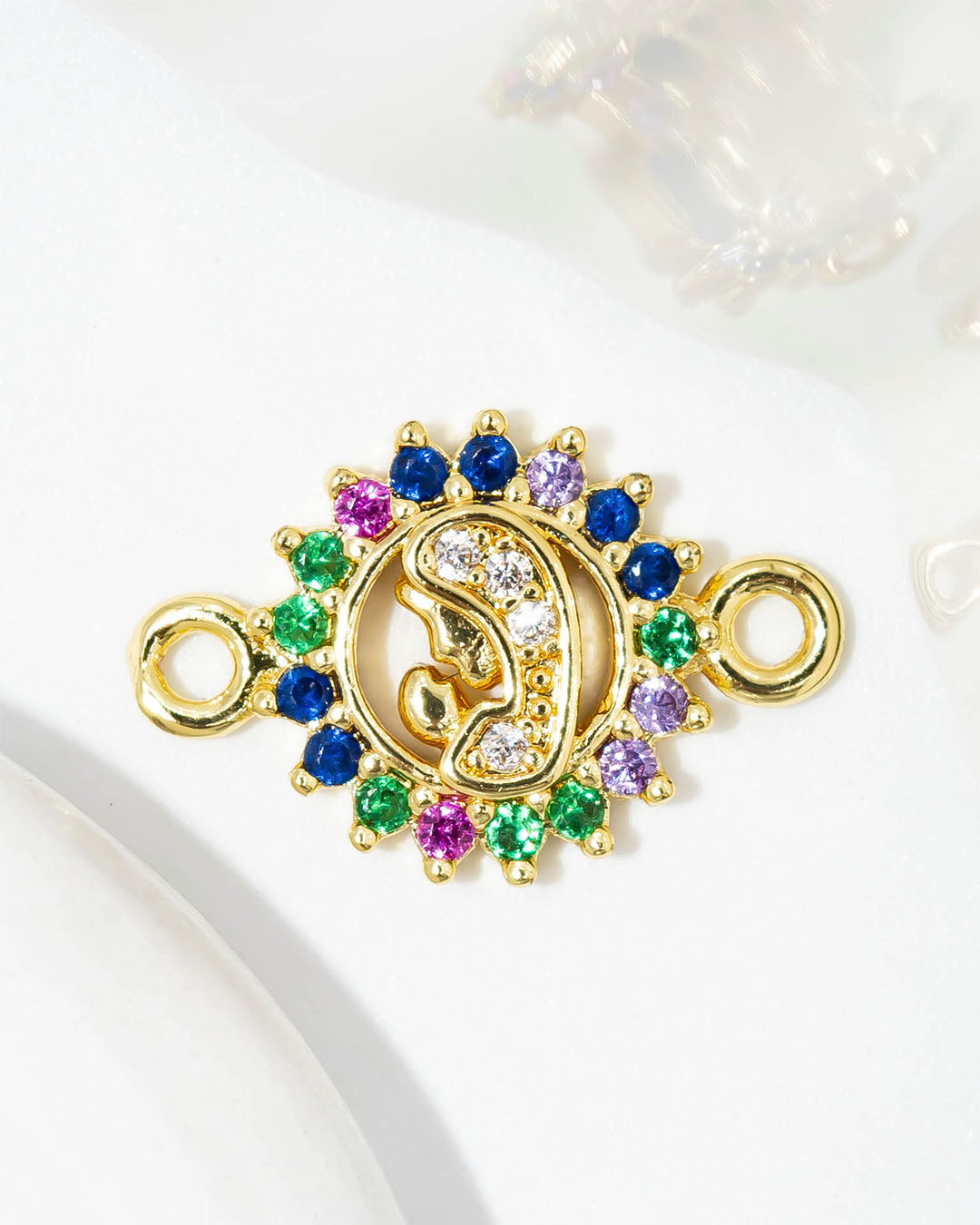 Dije pulsera virgen orando tuty