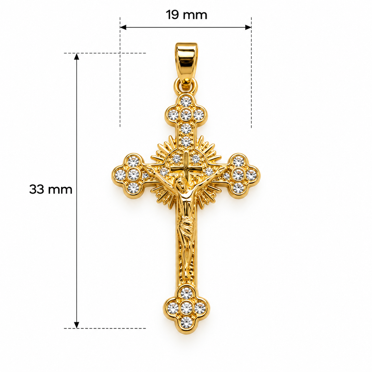 Dije cruz cristo circones