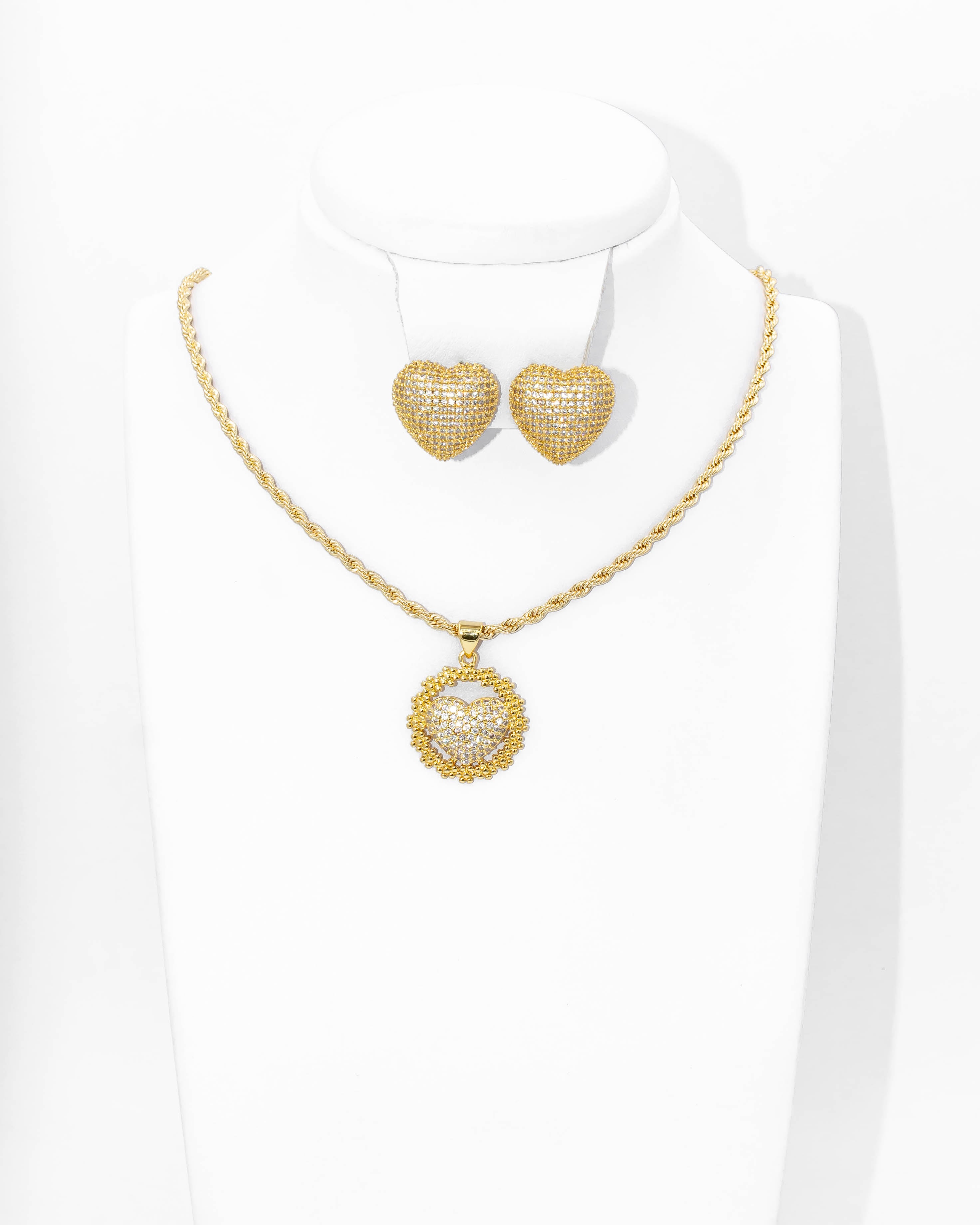 VALGATA set cadena lazo corazón