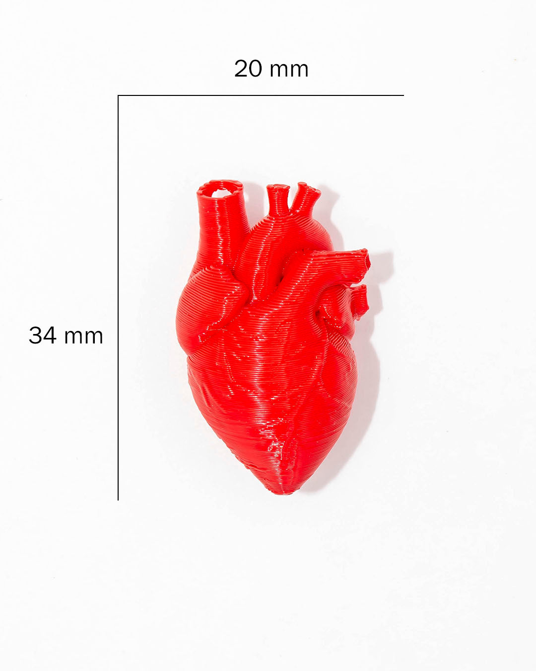 Dije corazón 3D