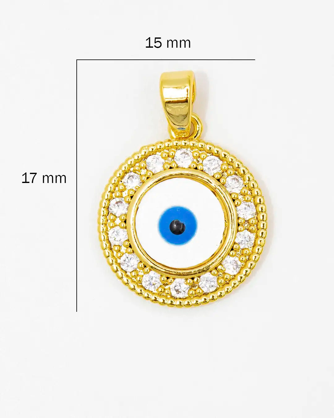 Dije ojo turco redondo