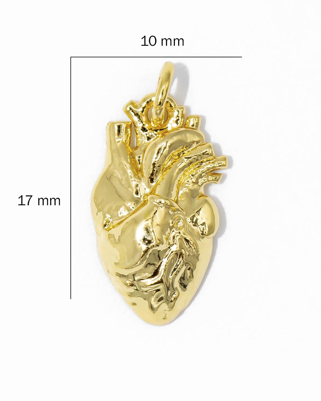 Dije corazón atómico