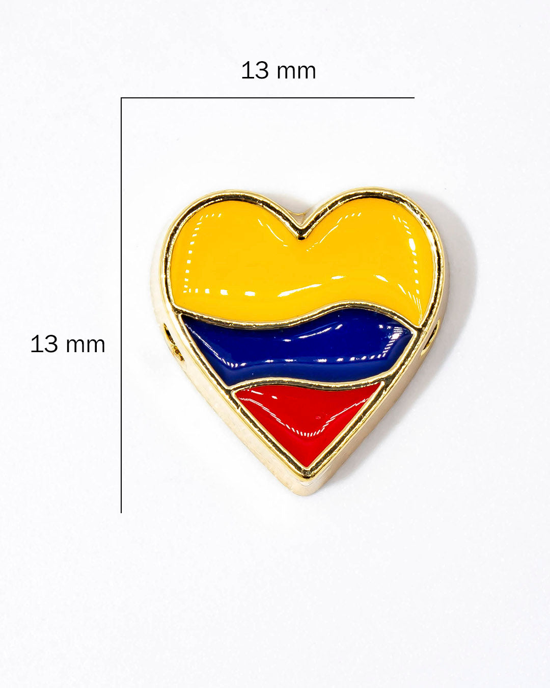 Dije corazón Colombia