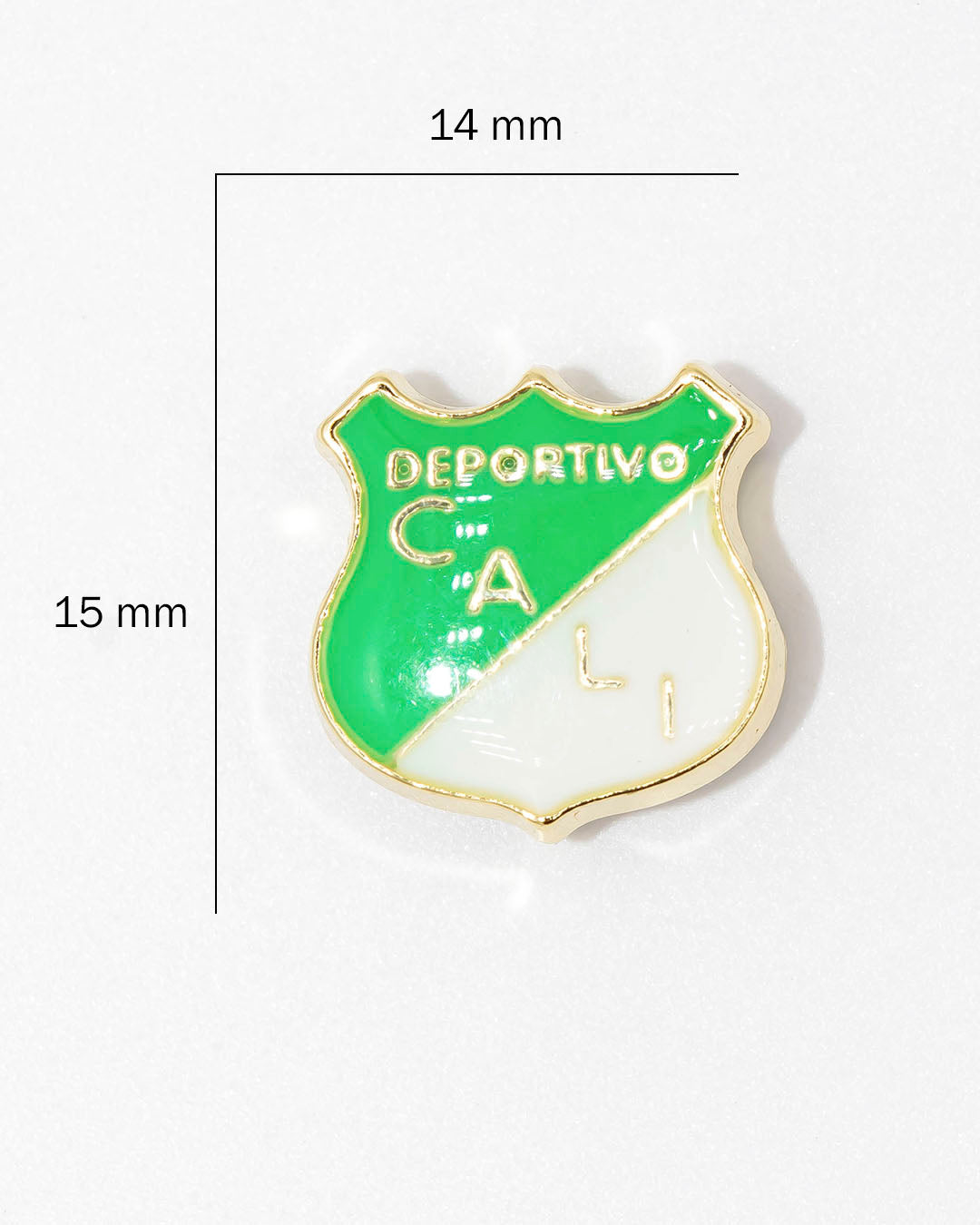 Dije pasador escudo deportivo de Cali
