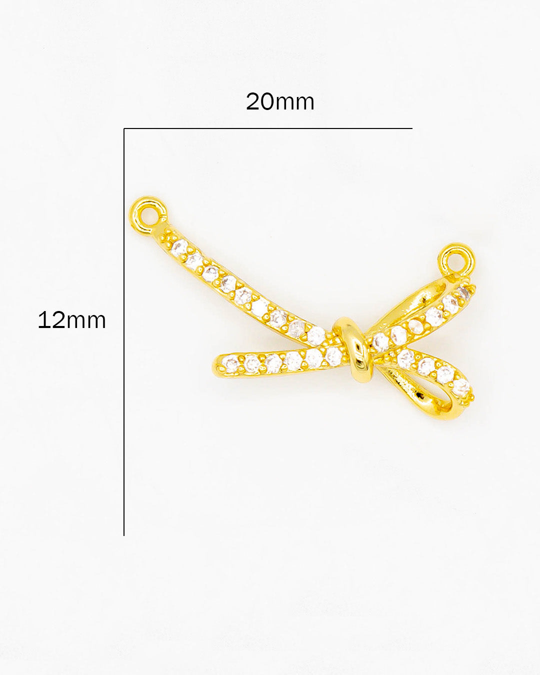 Dije moño doble argolla