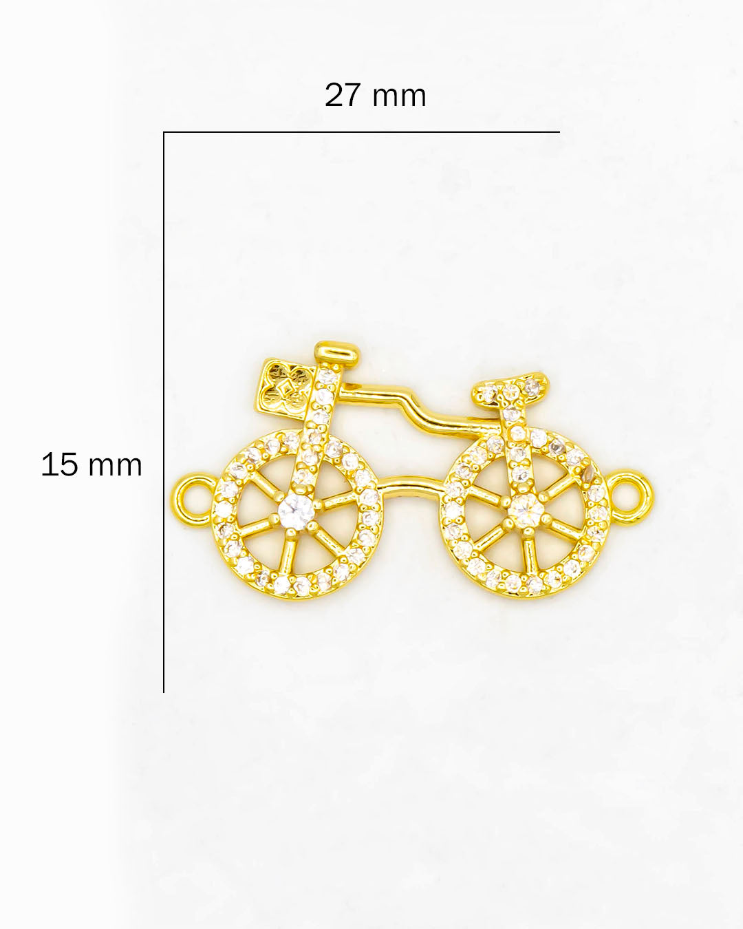 Dije de bicicleta para pulsera