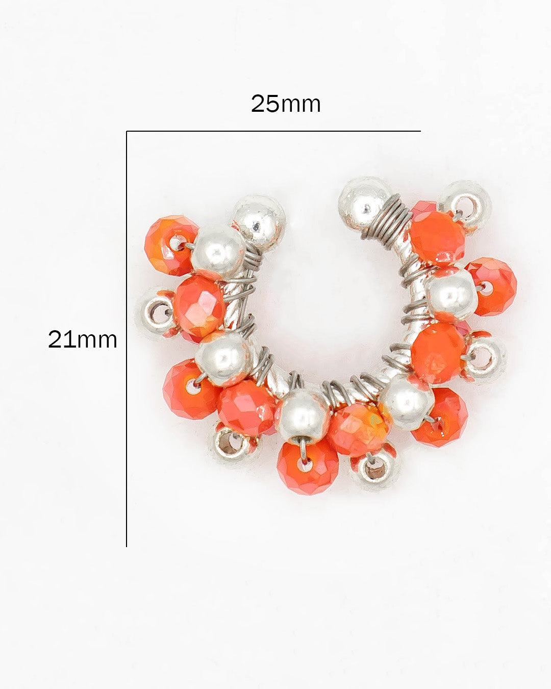 Earcuff tejido murano