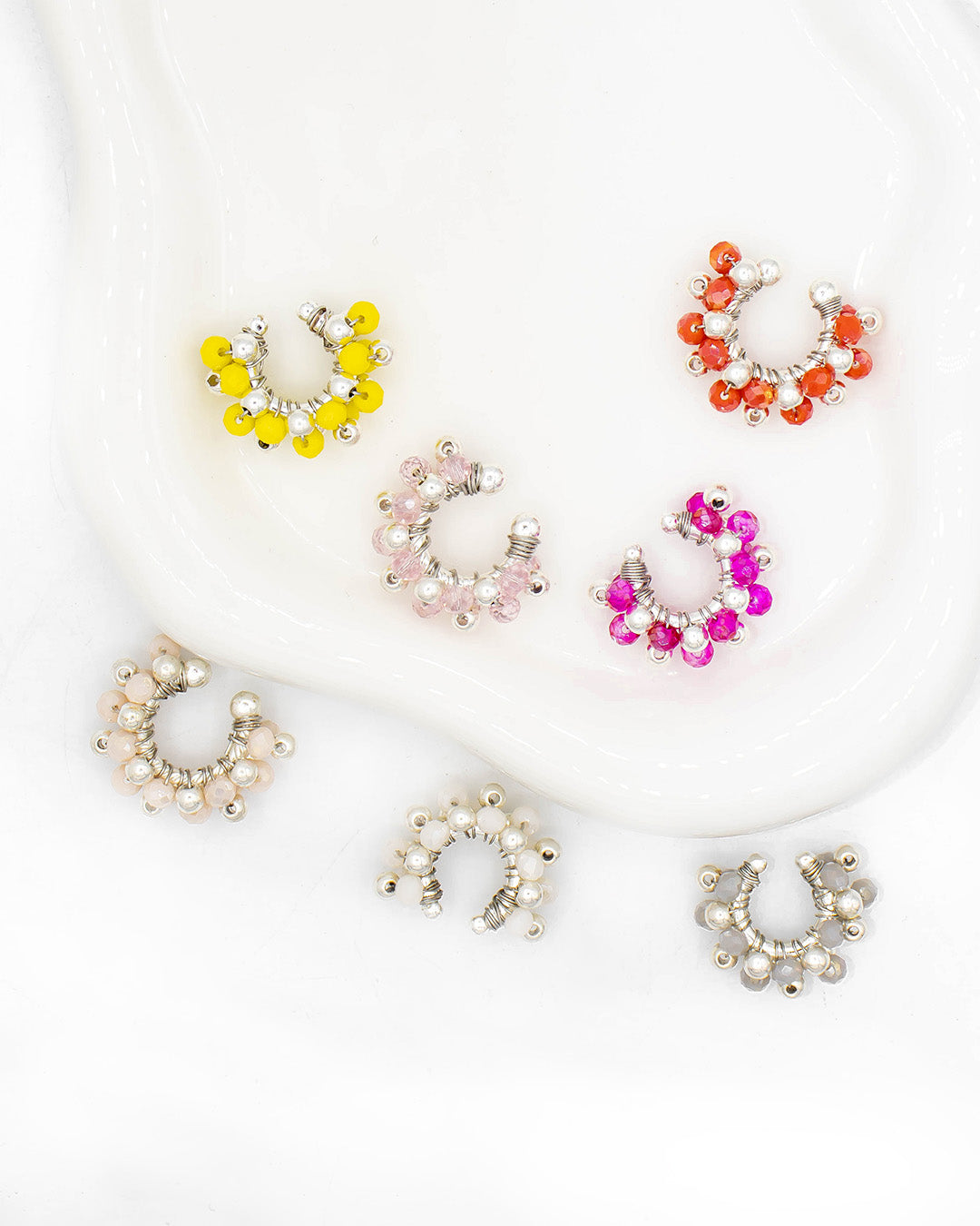 Earcuff tejido murano