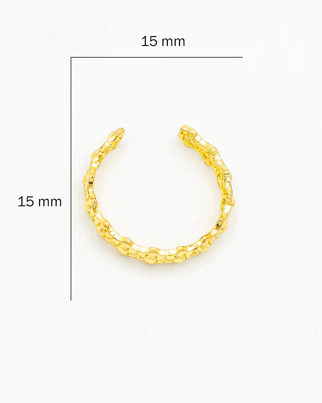 Earcuff flor mini delgado