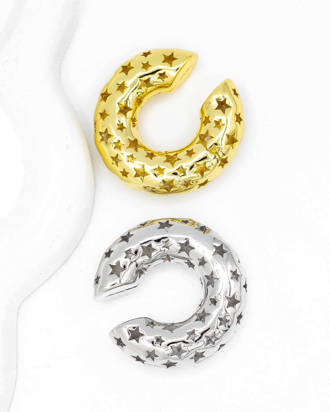 Earcuff chuncky de estrellas