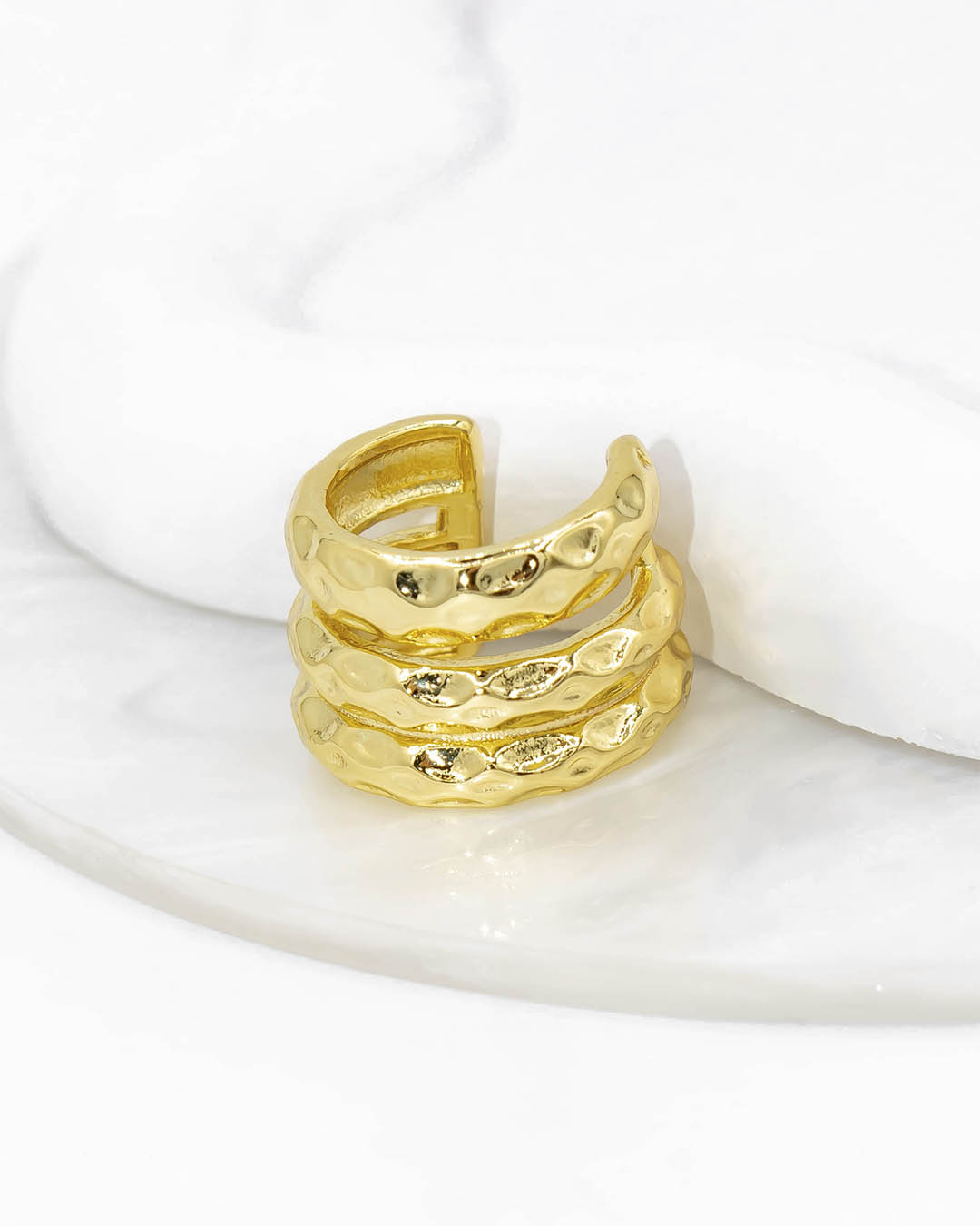 Earcuff triple tallado