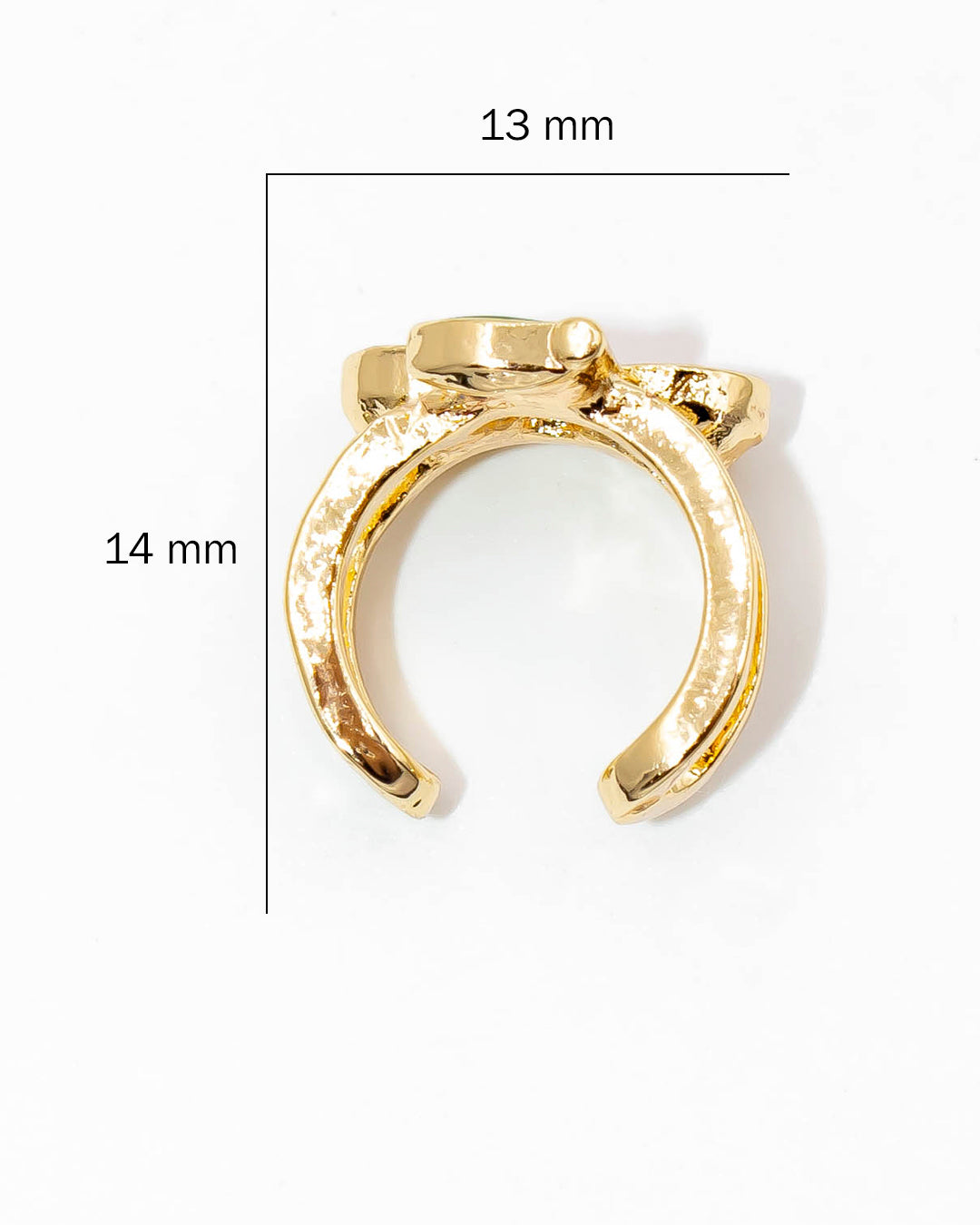 Earcuff cherry brillante