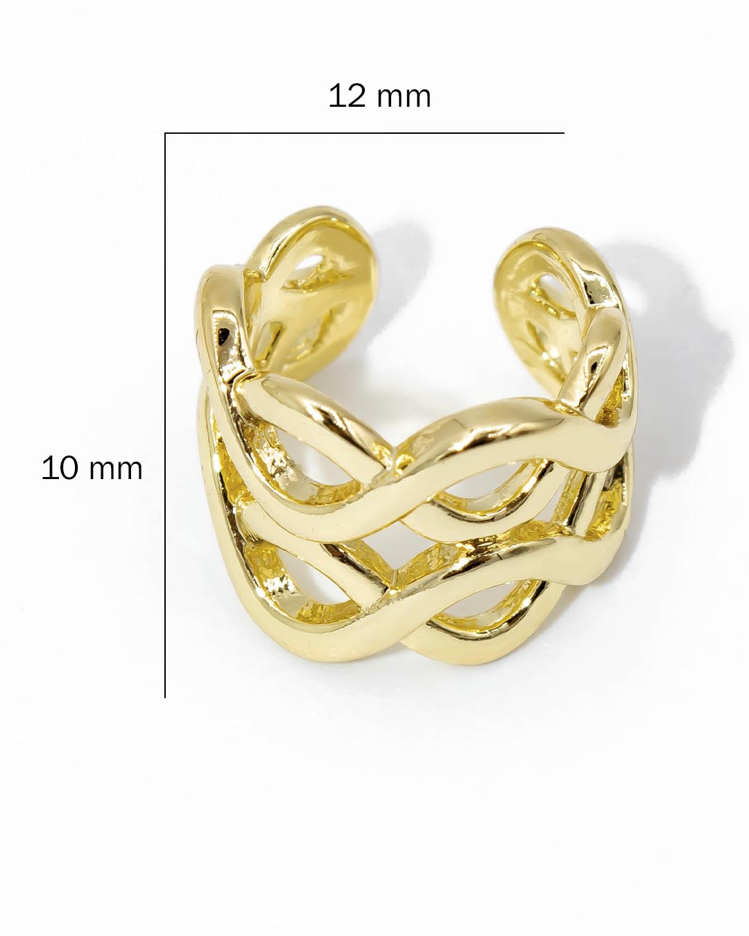 Earcuff infinito doble