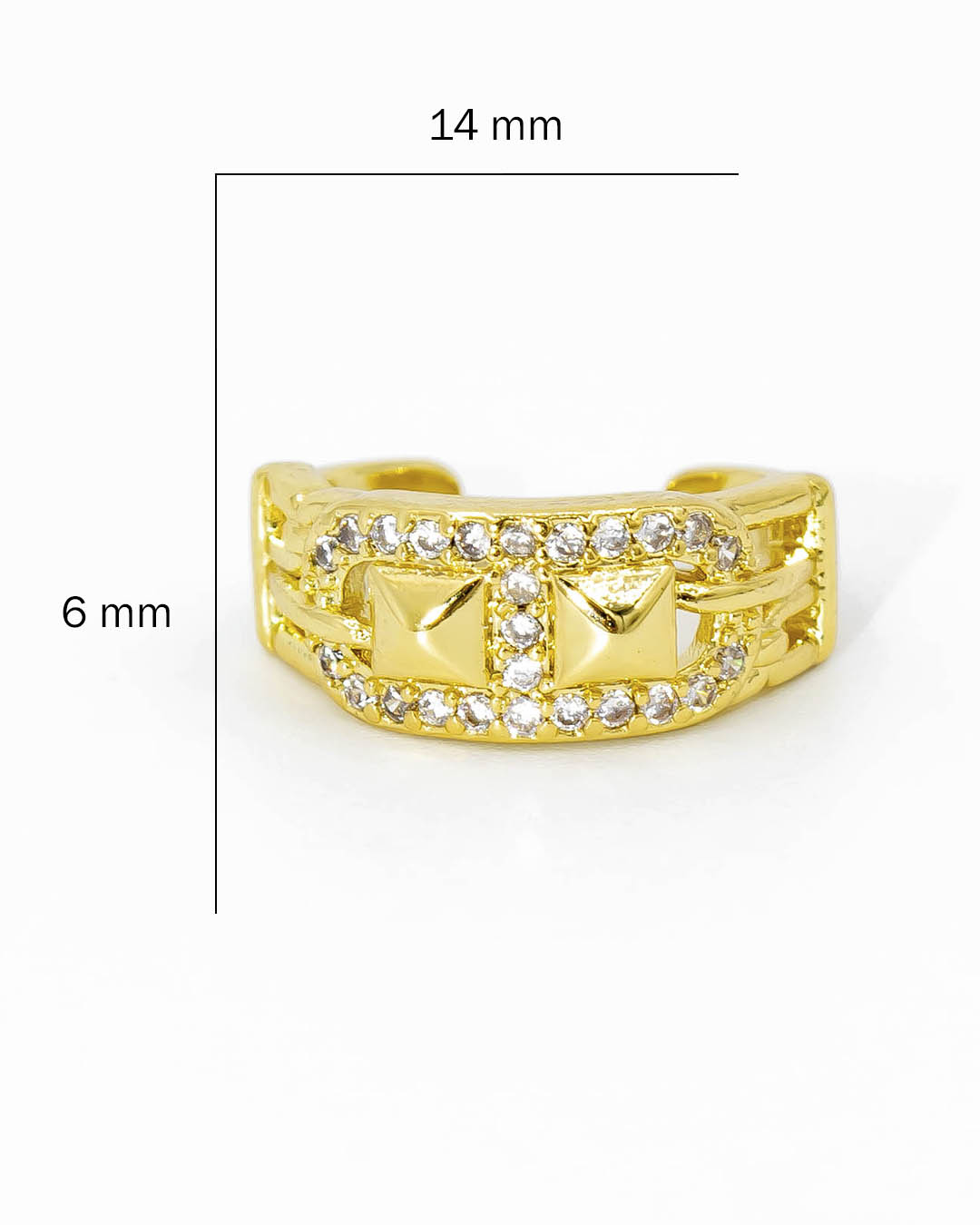 Earcuff taches con circones