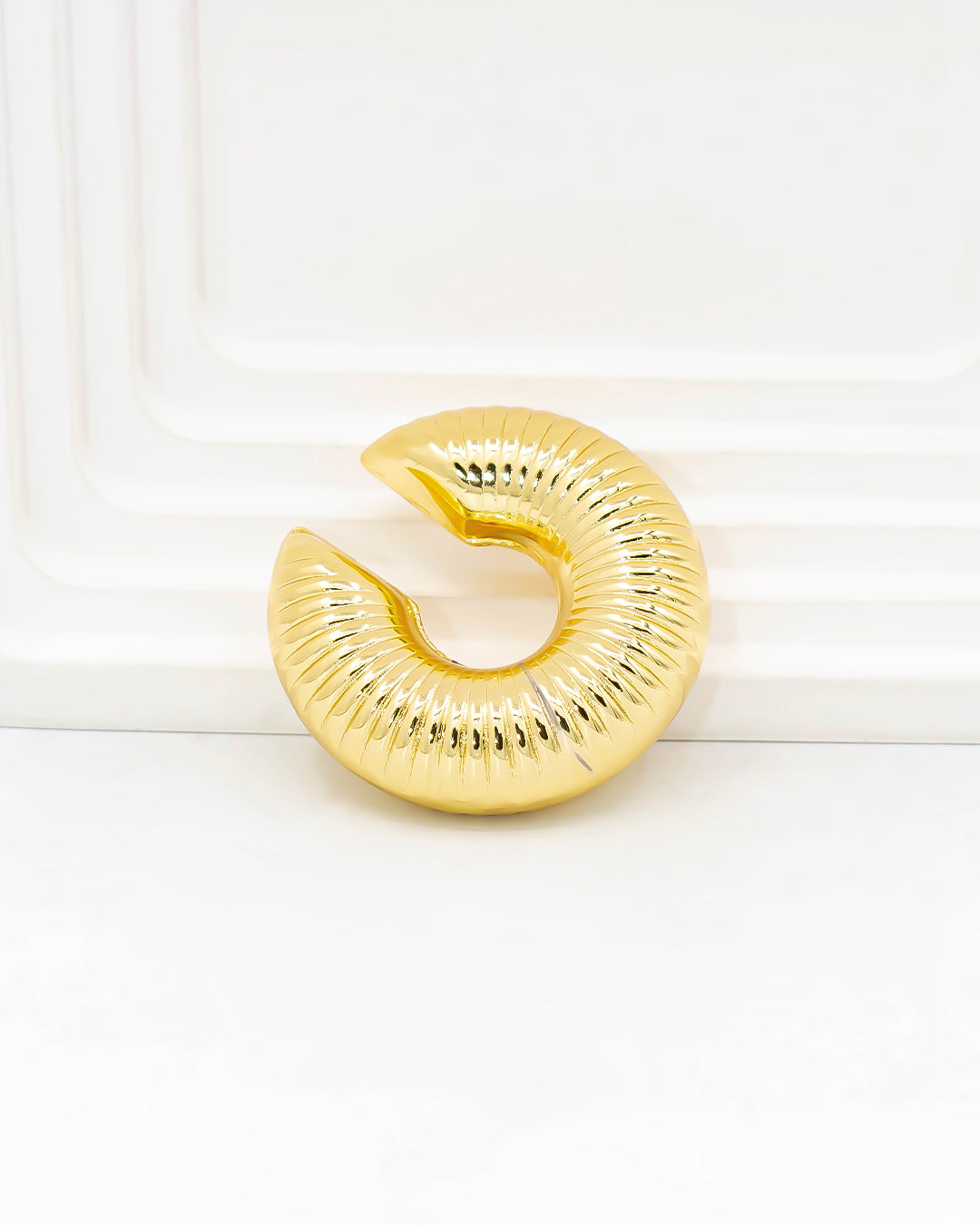 Earcuff chunky rayado