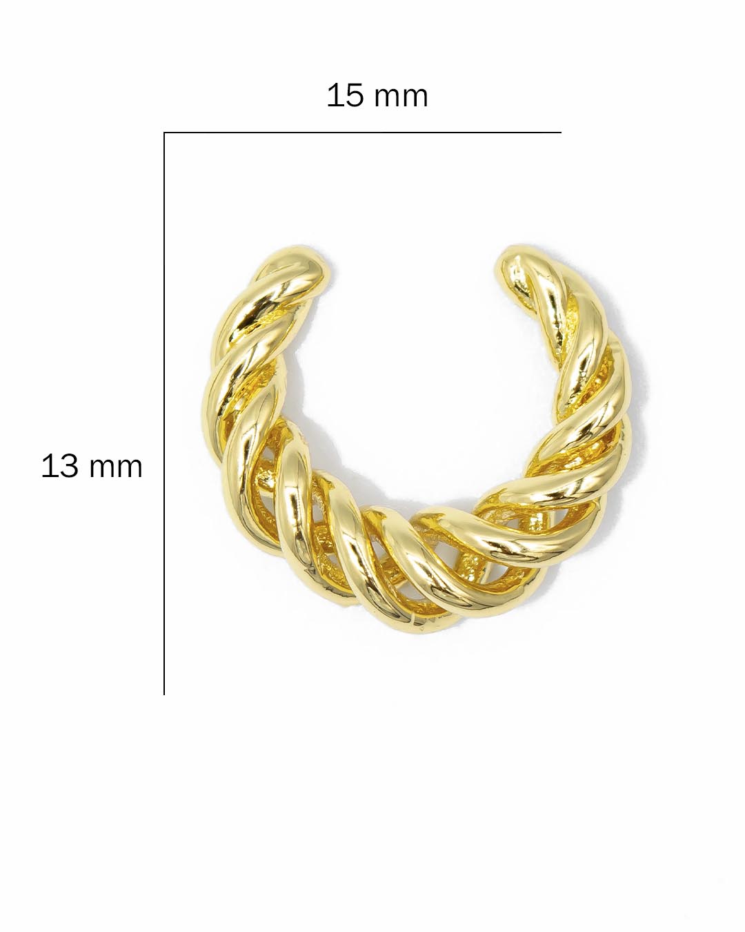 Earcuff mini trenzado