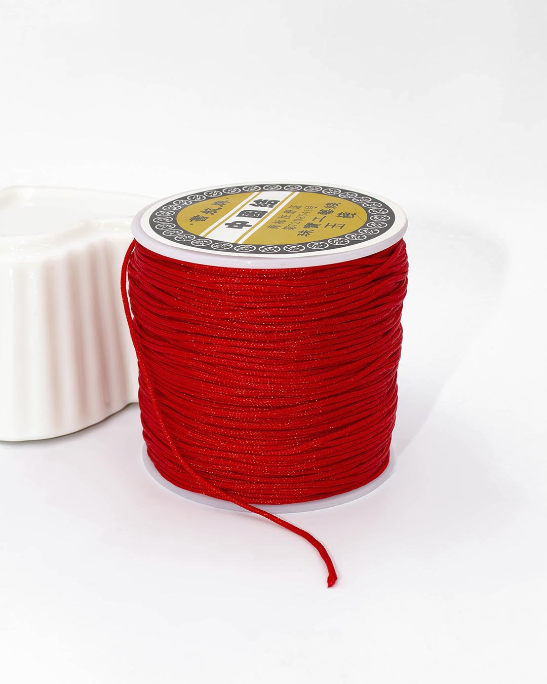 Hilo chino 1mm rojo