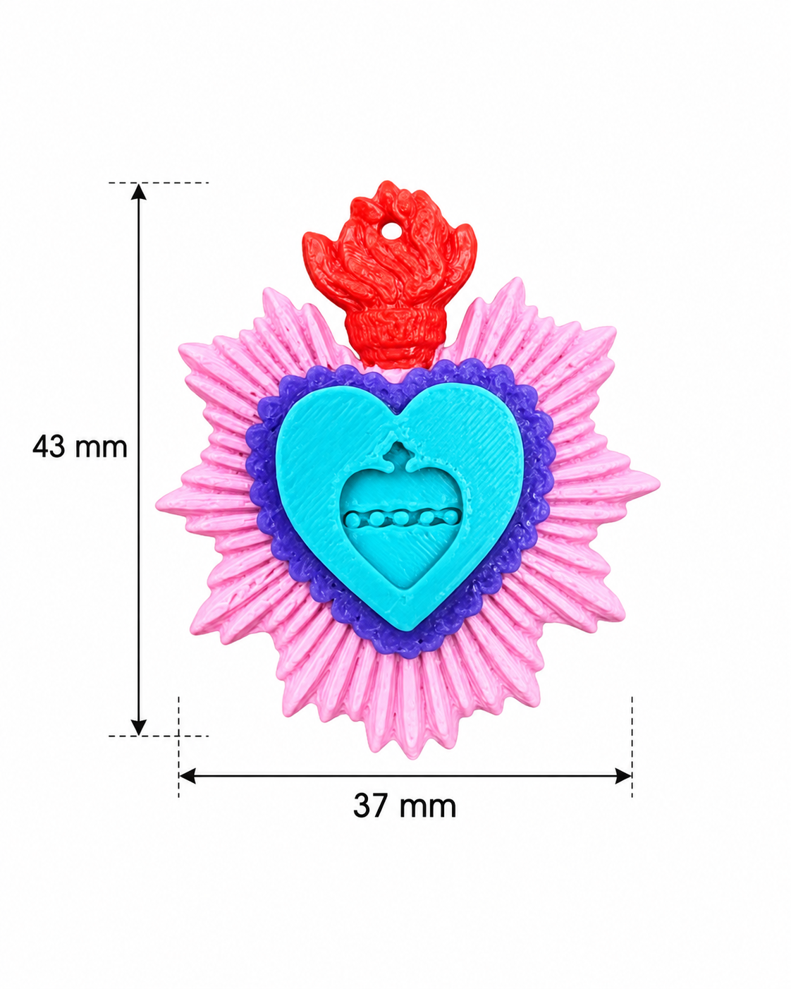 Dije sagrado corazón