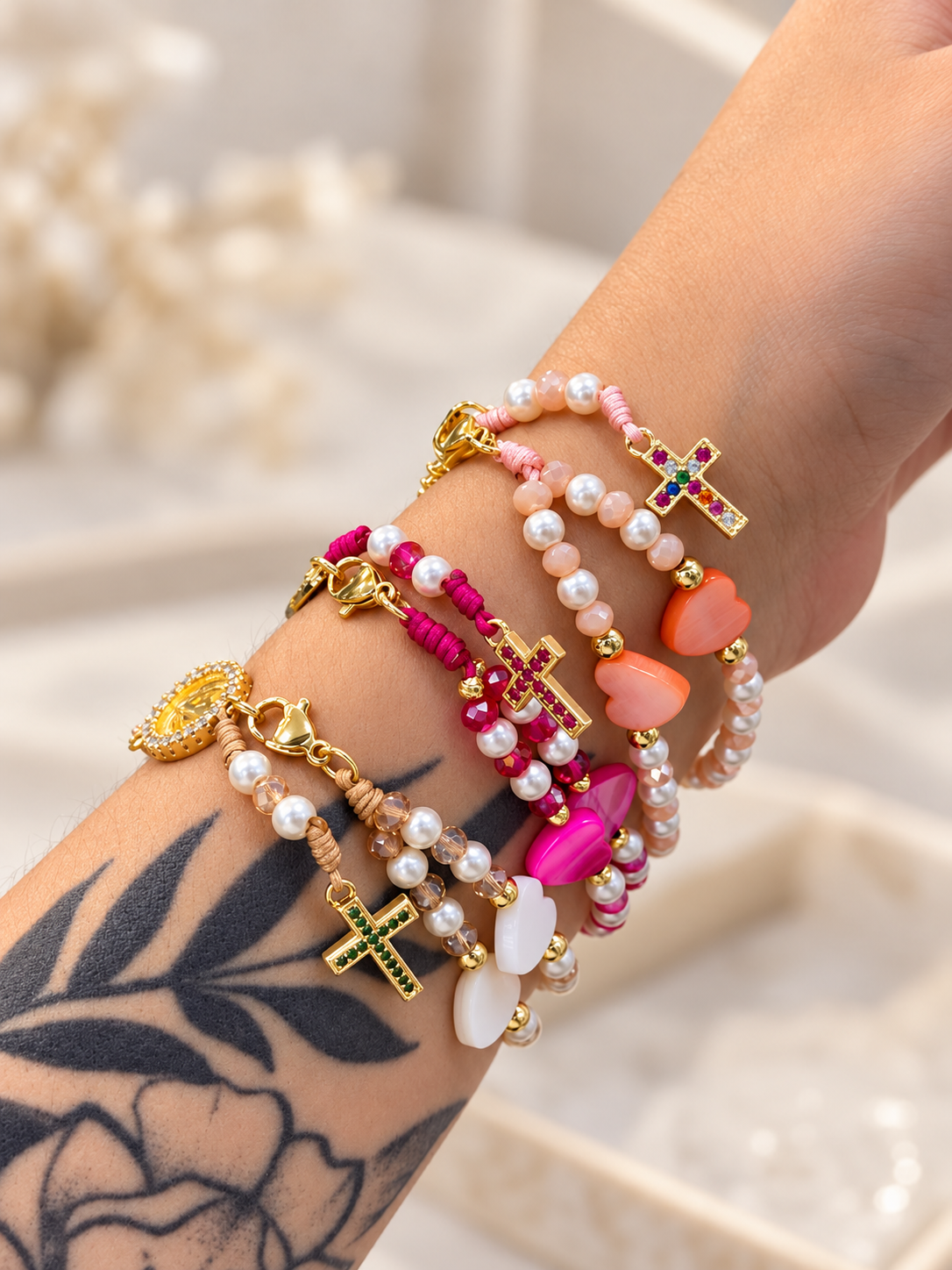 VALGATA Pulsera Rosario