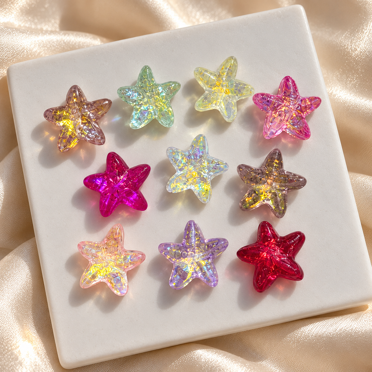 Dije pasador estrella de mar