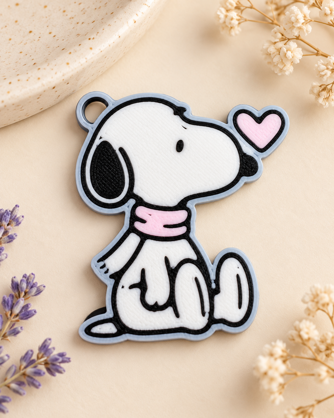 Dije Snoopy corazon