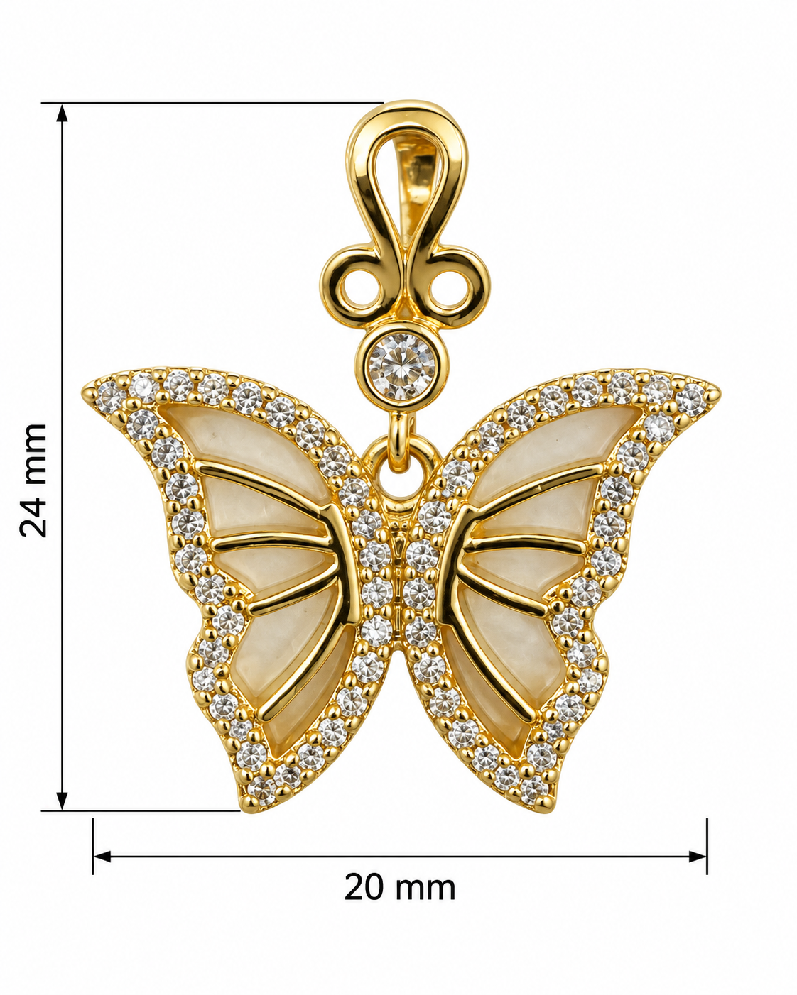 Dije mariposa