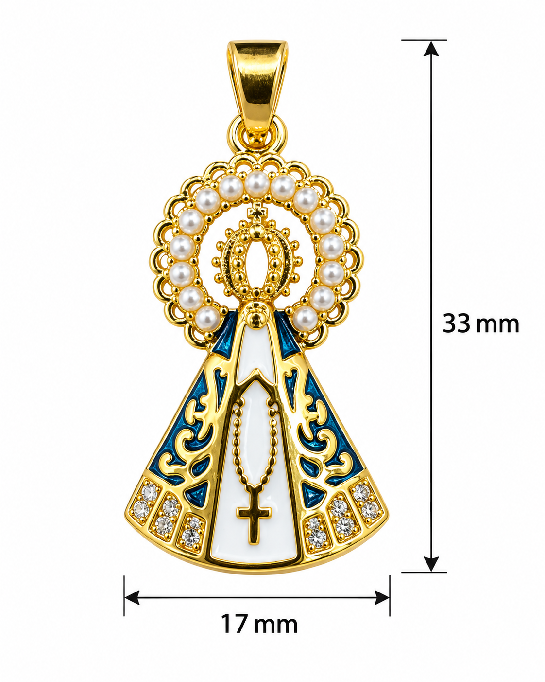 Dije Virgen Milagrosa