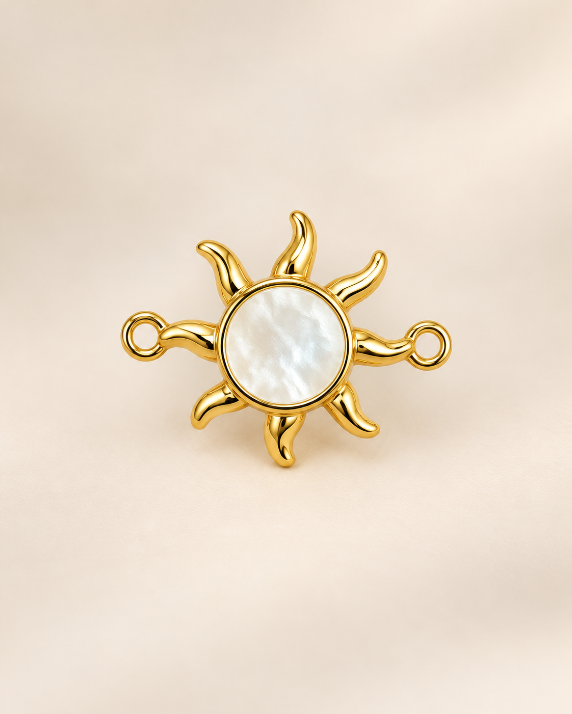Dije pulsera sol nácar