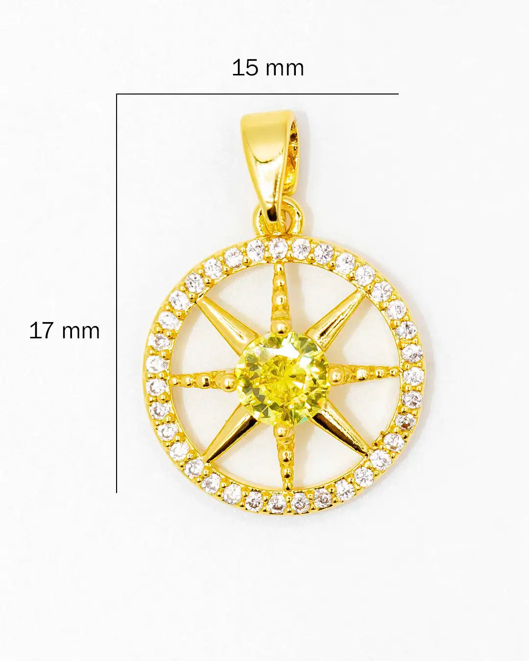 Dije estrella amarilla