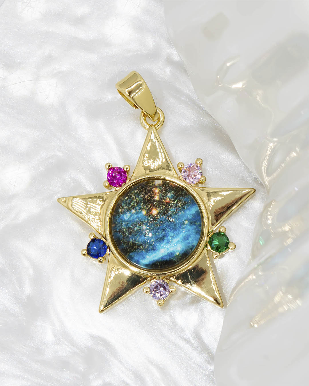 Dije universo estrella colores