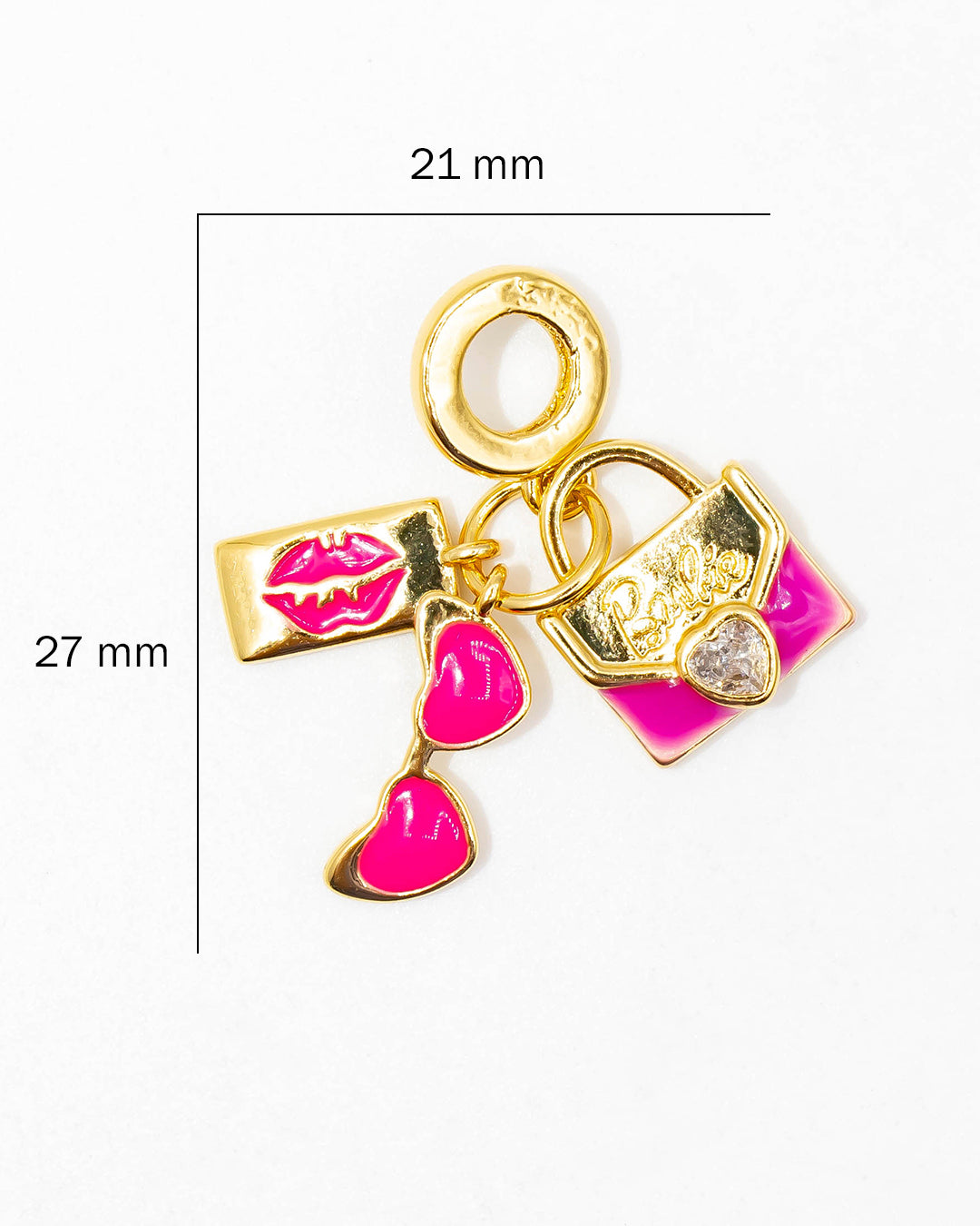 Charm chica fucsia