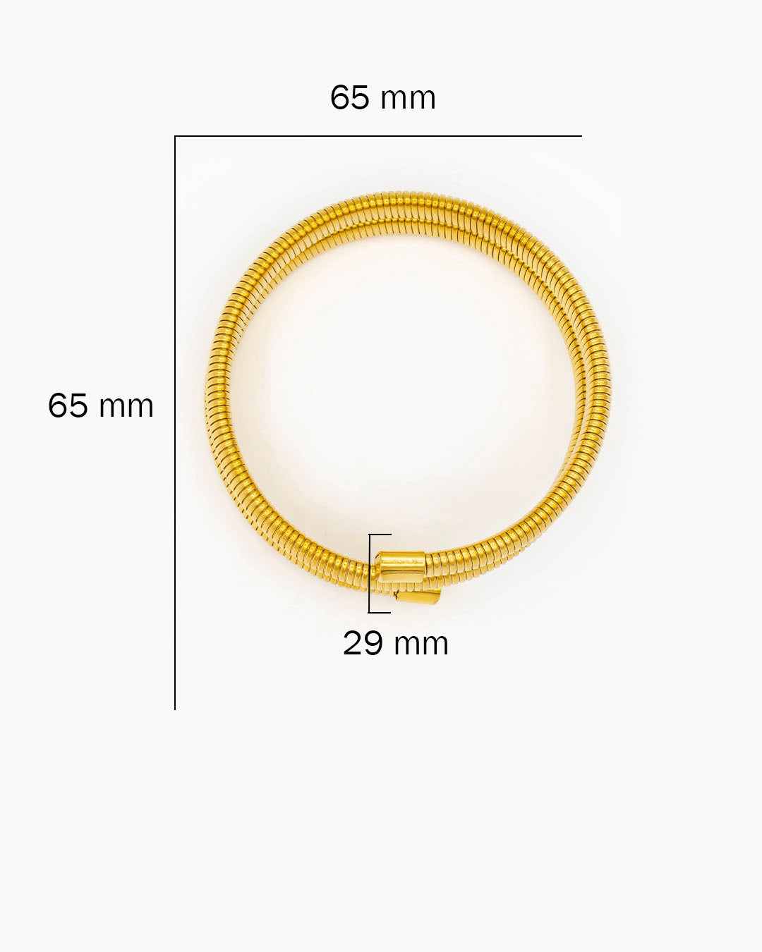 Pulsera flexible en resorte