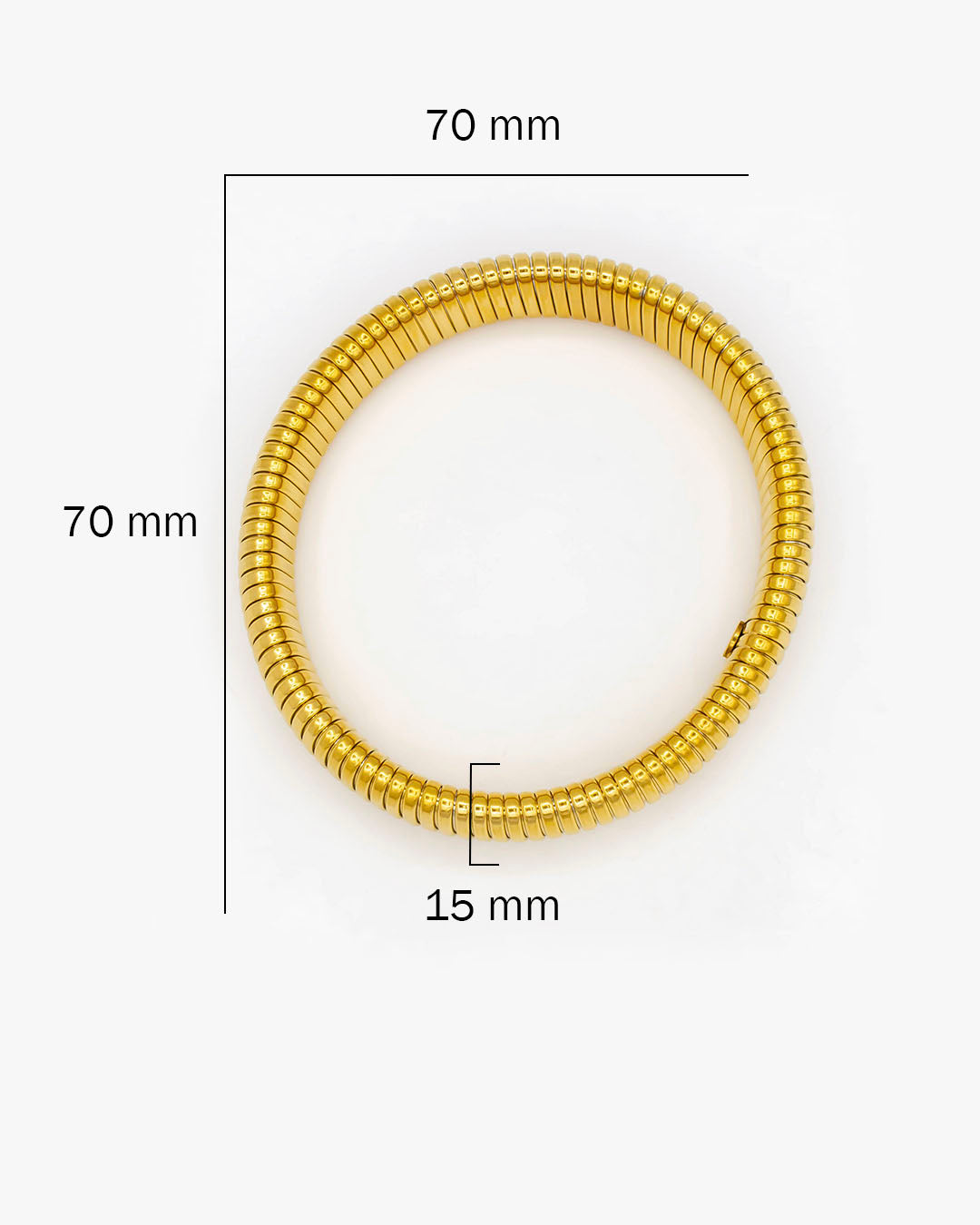 Pulsera gruesa flexible