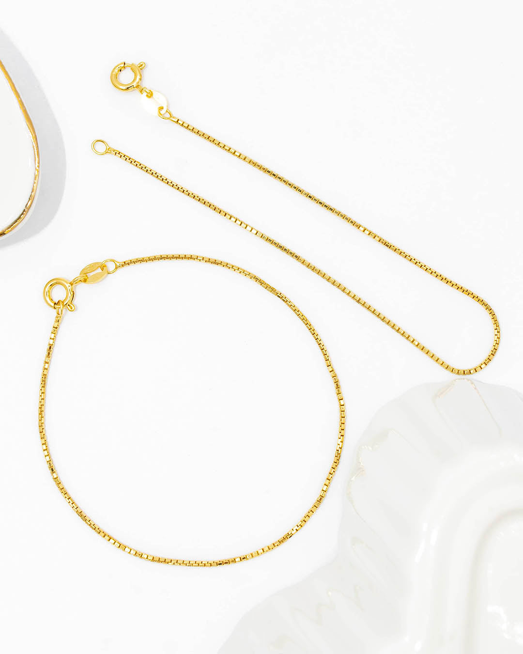 Oro laminado pulsera veneciana