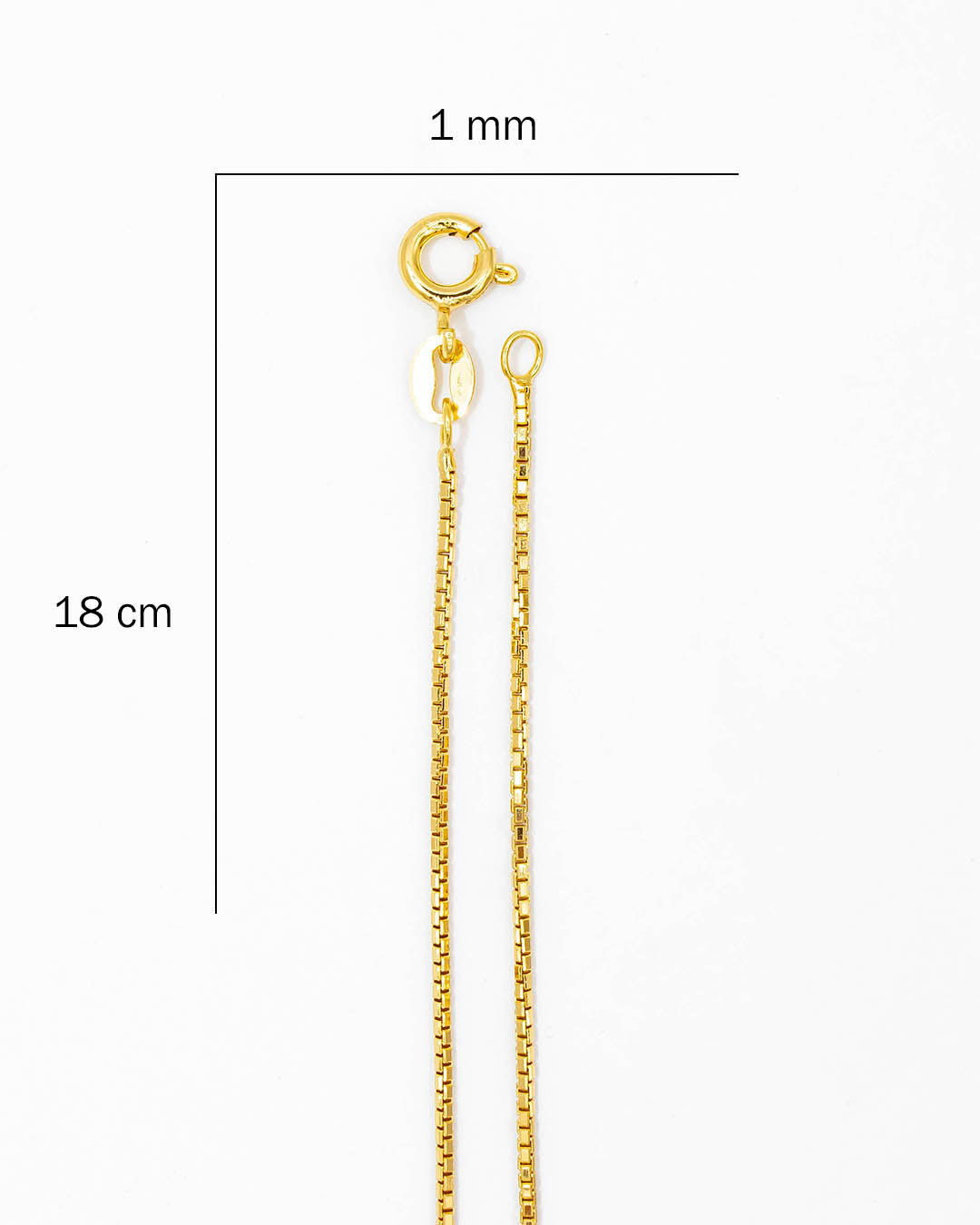 Oro laminado pulsera veneciana